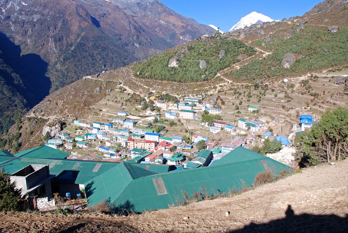 01 Namche Bazaar Is Set In A Natural Amphitheatre WIth Tengi Ragi Tau Above